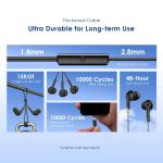 Oraimo CONCH 2C Type-C In-Ear Wired Earphone White