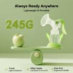 oraimo HandPump BPA-Free Gentle Touch Lightweight Manual Breast Pump
