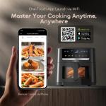 oraimo NutriFry S1 Ultra 1500W 6L App Control Full Touchscreen Air fryer