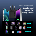 oraimo PowerCube 202 UK Type 20W Compatible Charger Kit