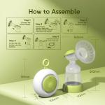 oraimo DouPump Electric BPA-Free Micro-Vibration Breast Pump