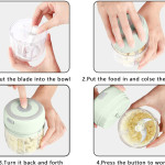 Mini Hand Pull Manual Garlic/Food Chopper