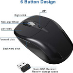 FReatech Wireless Optical Mouse- Black