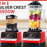 2 in 1 silver crest Commercial blender 2L 5500W - RED