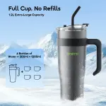 Oraimo ThermoGo S1200 1.2L Extra Large Insulated Water Bottle