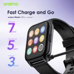 oraimo Watch 4 Plus 2.01″ HD IP68 Smart Watch