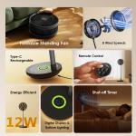 oraimo SmartFoldingFan Type-C Rechargeable Folding Fan
