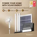 oraimo PowerSolar 76 15W Solar Home Power System with A Fan