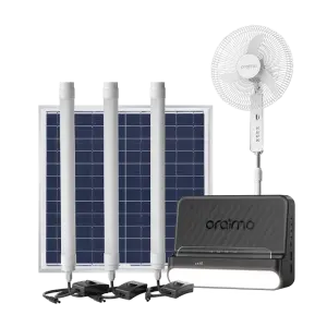 oraimo PowerSolar 76 15W Solar Home Power System with A Fan