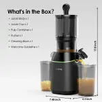 oraimo EasyJuice 108mm Diameter 800ML Slow Juicer