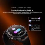 oraimo Watch GT 1.43" AMOLED 3ATM GPS Smart Watch with 2 Replaceable Straps