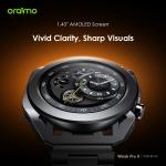 oraimo Watch Pro X 1.43'' Amoled IP68 Smart Watch with 2 Replaceable Watch Cases & Straps