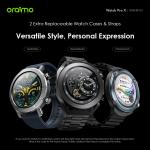 oraimo Watch Pro X 1.43'' Amoled IP68 Smart Watch with 2 Replaceable Watch Cases & Straps