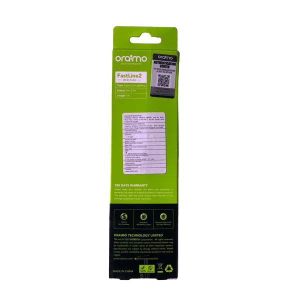 Oraimo Type-C to iPhone Cable OCD-CL54