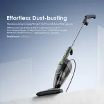 Oraimo Smart Vacuum Corded Vacuum Cleaner with 5m Cord, 500W High Speed Powerful Suction