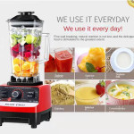 2 in 1 silver crest Commercial blender 2L 5500W - RED