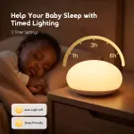 Oraimo GlowNest Skin Friendly Silicone Baby Night Light