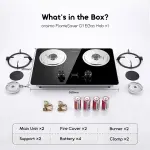 Oraimo FlameSaver D1 2-Burner Gas Stove with Timer