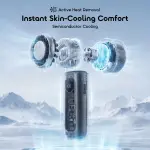 Oraimo TurboFan Rechargeable Foldable Handheld Fan with Built-in Ice-Cooling Chip