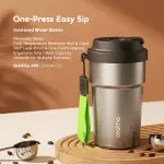 Oraimo QuickSip 450 450ml Temperature-locking Leakproof Insulated Water Bottle