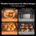 Oraimo InfiWave Nova 3-in-1 Microwave Air Fryer Oven – 27L Large Capacity, Touch Control
