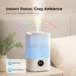 Oraimo MistGlow 3.2L Smart Humidifier with LED Display & 7-Color Ambient Light