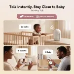Oraimo SafeSense 2K Baby Monitor – 360° PTZ with WiFi App Control