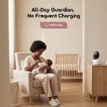 Oraimo SafeSense 2K Baby Monitor – 360° PTZ with WiFi App Control