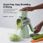 Oraimo SpinSlice Safe Easy Rotary Drum Grater (3 Blades)