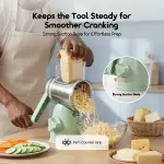 Oraimo SpinSlice Safe Easy Rotary Drum Grater (3 Blades)