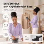 Oraimo SteamCore Lite Portable Steam Iron with 180° Rotating Handle | 6 Modes, 130ml Tank, Steam & Dry